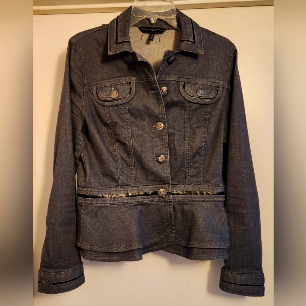 White House Black Market Denim Jacket